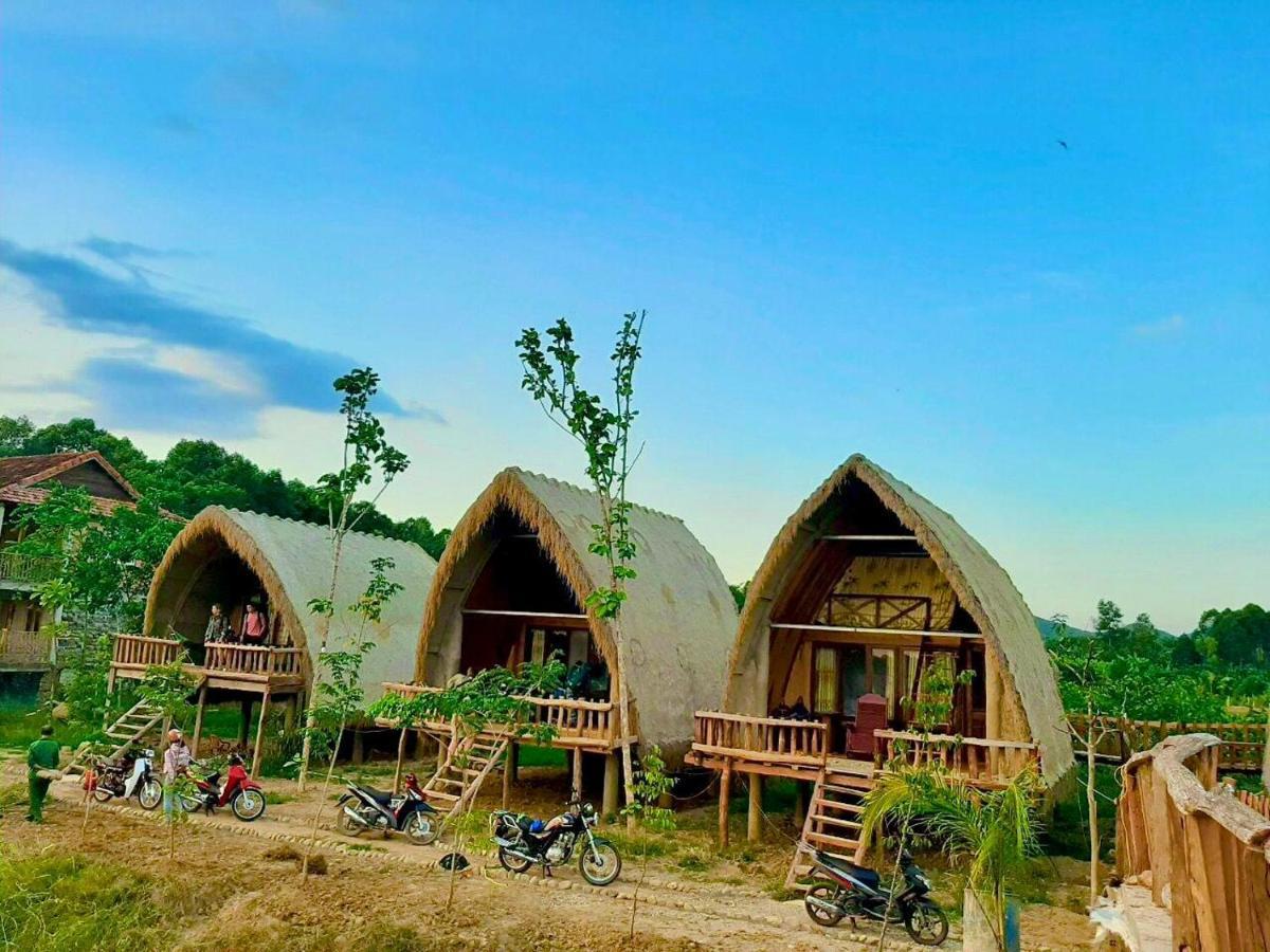 Rice Straw Green Lodge- Resort Quan Tom Exteriér fotografie